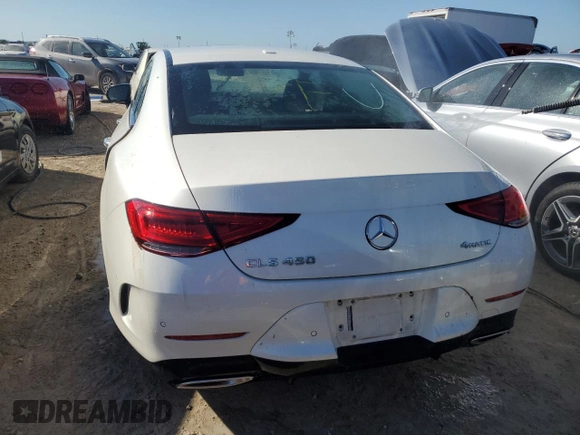 2022 Mercedes-Benz CLS with VIN W1K2J5KB7NA107006, listed as a Copart auction lot 76164144 with 0 mi miles and Non Repairable. Bid and sale history available at carsss.com. Image 6.