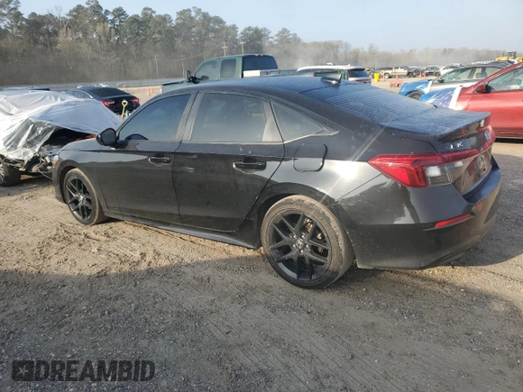2022 Honda Civic Sport with VIN 2HGFE2F58NH533891, listed as a Copart auction lot 48955885 with 96,533 mi miles and Salvage Title. Bid and sale history available at carsss.com. Image 2.