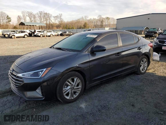2020 Hyundai Elantra SEL with VIN 5NPD84LF2LH585348, listed as a Copart auction lot 49839055 with 36,930 mi miles and Clean Title. Bid and sale history available at carsss.com. Image 1.