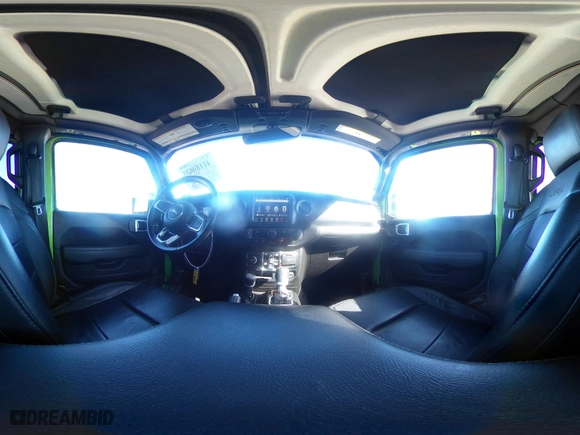 2019 Jeep Wrangler Unlimited Sahara with VIN 1C4HJXEG7KW505032, listed as a IAAI auction lot 41180623 with 94,745 mi miles. Bid and sale history available at carsss.com. Image 19.