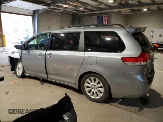 2011 Toyota Sienna LE with VIN 5TDJK3DC0BS022584, listed as a Copart auction lot 49715565 with 81,603 mi miles and Salvage Title. Bid and sale history available at carsss.com. Image 2.