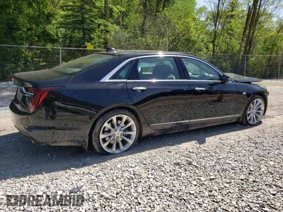 2020 Cadillac CT6 Platinum AWD with VIN 1G6KV5RJ1LU105777, listed as a Copart auction lot 57151325 with 29,004 mi miles and Salvage title. Bid and sale history available at DreamBid. Image 3.