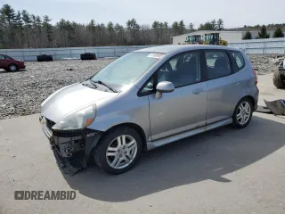 2007 Honda Fit Sport with VIN JHMGD37667S031829, listed as a Copart auction lot 51989665 with 202,636 mi miles and Salvage title. Bid and sale history available at DreamBid. Image 1.