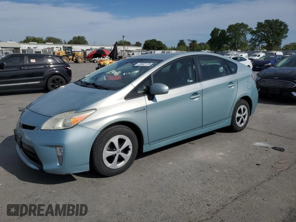 2014 Toyota Prius Four with VIN JTDKN3DU6E1772075, listed as a Copart auction lot 53682175 with 164,685 mi miles and Clean Title. Bid and sale history available at carsss.com. Image 1.