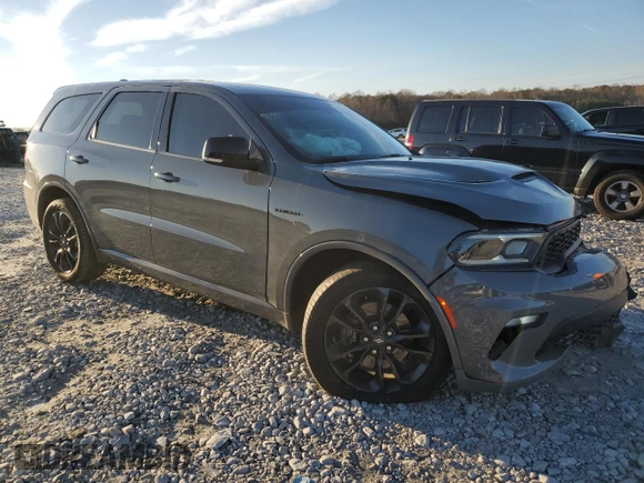 2021 Dodge Durango R/T with VIN 1C4SDHCT0MC740654, listed as a Copart auction lot 88772405 with 55,651 mi miles and Salvage Title. Bid and sale history available at DreamBid. Image 4.