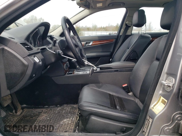 2011 Mercedes-Benz C-Class C 300 Sport with VIN WDDGF8BB4BR134573, listed as a Copart auction lot 53039115 with 122,895 mi miles and Salvage Title. Bid and sale history available at carsss.com. Image 7.