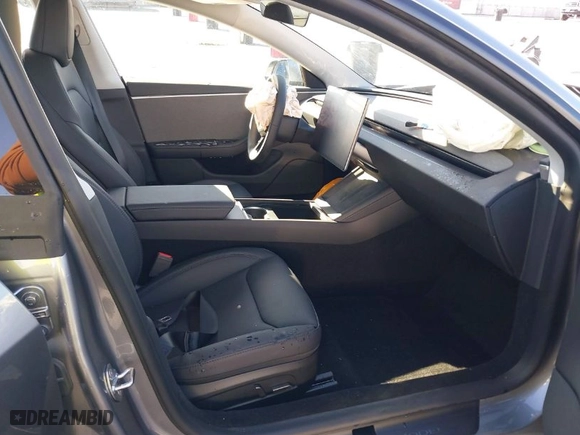 2025 Tesla Model 3 Long Range with VIN 5YJ3E1EA7SF882505, listed as a IAAI auction lot 41108270 with 2,417 mi miles. Bid and sale history available at carsss.com. Image 5.