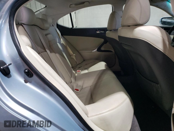 2012 Lexus IS 250 z VIN JTHCF5C20C5056371, wystawiony jako Copart lot #50906435 z przebiegiem 111 783 mil mil oraz Szkoda całkowita • Salvage title. Historia ofert i sprzedaży dostępna na DreamBid. Obrazek 10.