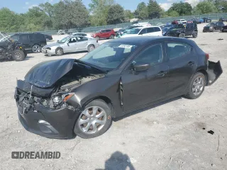 2015 Mazda 3 i Sport with VIN JM1BM1K75F1223408, listed as a Copart auction lot 54992705 with 93,925 mi miles and Salvage Title. Bid and sale history available at DreamBid. Image 1.
