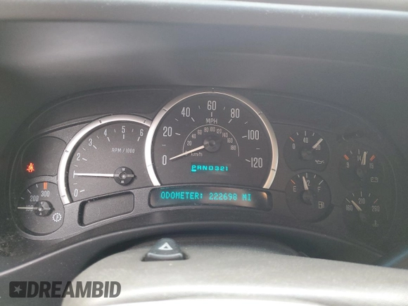 2004 Cadillac Escalade z VIN 1GYEK63N74R232309, wystawiony jako Copart lot #53099795 z przebiegiem 222 698 mil mil oraz Szkoda całkowita • Salvage title. Historia ofert i sprzedaży dostępna na DreamBid. Obrazek 9.
