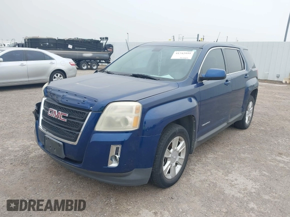 2010 GMC Terrain SLE-1 with VIN 2CTALBEW1A6392990, listed as a IAAI auction lot 41742955 with 135,375 mi miles. Bid and sale history available at carsss.com. Image 2.