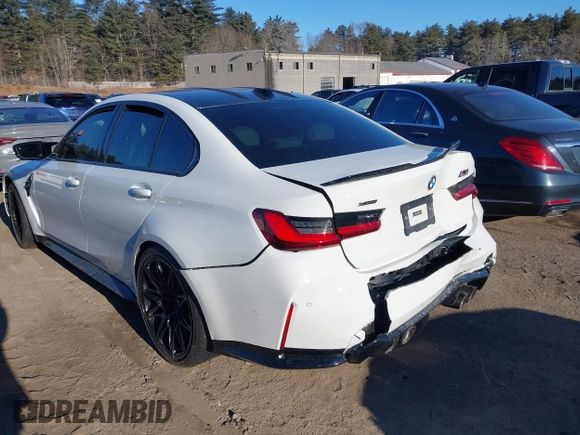2024 BMW M3 Competition xDrive with VIN WBS43AY04RFT49362, listed as a IAAI auction lot 41691688 with Not provided miles and . Bid and sale history available at DreamBid. Image 6.