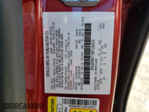2018 Ford Fusion SE with VIN 3FA6P0H73JR126433, listed as a Copart auction lot 54765715 with 91,250 mi miles and Salvage Title. Bid and sale history available at carsss.com. Image 12.