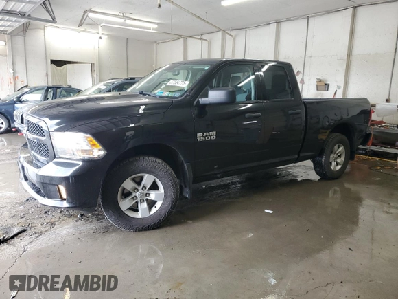 2018 Ram 1500 Express with VIN 1C6RR7FG7JS199331, listed as a Copart auction lot 52584775 with 117,383 mi miles and Salvage Title. Bid and sale history available at carsss.com. Image 1.