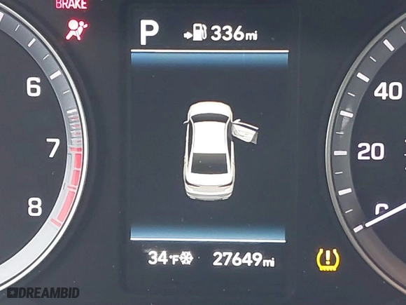 2019 Hyundai Sonata Sport with VIN 5NPE34AF5KH806249, listed as a IAAI auction lot 41567922 with 27,649 mi miles. Bid and sale history available at carsss.com. Image 14.