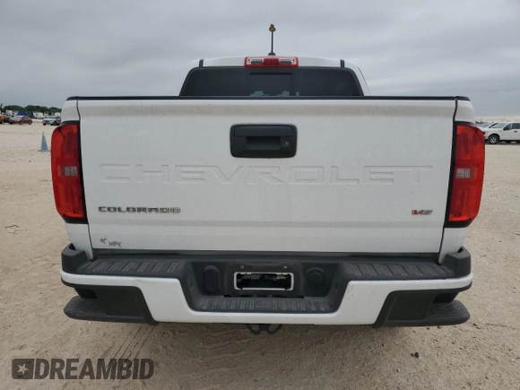 2022 Chevrolet Colorado 2WD LT with VIN 1GCGSCEN2N1192117, listed as a Copart auction lot 53332985 with 41,037 mi miles and Salvage title. Bid and sale history available at DreamBid. Image 6.