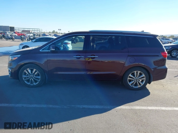 2015 Kia Sedona SX-L with VIN KNDME5C15F6046322, listed as a IAAI auction lot 41301459 with 76,026 mi miles and . Bid and sale history available at DreamBid. Image 14.
