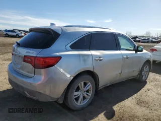 2015 Acura MDX Advance/Entertainment Pkg with VIN 5FRYD4H81FB503070, listed as a Copart auction lot 52523765 with 274,033 mi miles and Clean Title. Bid and sale history available at carsss.com. Image 3.