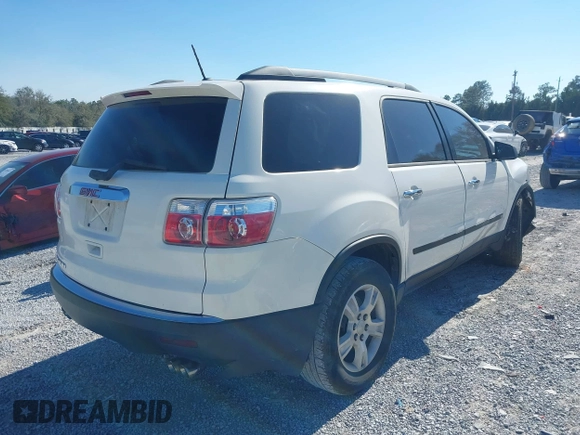 2010 GMC Acadia SL with VIN 1GKLRKED0AJ121296, listed as a IAAI auction lot 41633947 with 162,711 mi miles. Bid and sale history available at carsss.com. Image 4.
