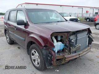 2014 Honda Pilot LX with VIN 5FNYF4H22EB002713, listed as a IAAI auction lot 42719480 with 155,818 mi miles and . Bid and sale history available at DreamBid. Image 1.