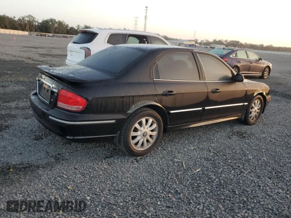 2004 Hyundai Sonata GLS with VIN KMHWF35H74A953650, listed as a Copart auction lot 75109914 with 131,062 mi miles and Clean Title. Bid and sale history available at carsss.com. Image 3.