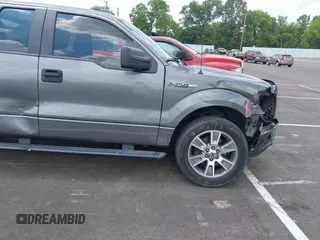 2014 Ford F-150 XL with VIN 1FTEX1CM4EKF42963, listed as a IAAI auction lot 42593646 with 143,409 mi miles and . Bid and sale history available at DreamBid. Image 1.