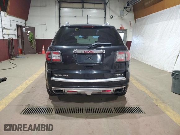 2013 GMC Acadia Denali with VIN 1GKKVTKD2DJ162907, listed as a Copart auction lot 50572575 with 0 mi miles and Clean Title. Bid and sale history available at carsss.com. Image 6.