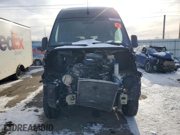 2023 Mercedes-Benz Sprinter with VIN W1Z4NFVY9PT135921, listed as a Copart auction lot 43608565 with Not Provided miles and Salvage Title. Bid and sale history available at DreamBid. Image 5.
