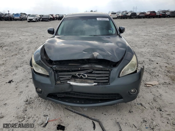 2012 Infiniti M37 with VIN JN1BY1APXCM335754, listed as a Copart auction lot 47566225 with 243994 miles and Salvage Title. Bid and sale history available at carsss.com. Image 5.