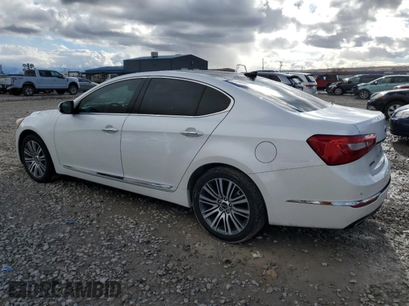 2014 Kia Cadenza Premium with VIN KNALN4D76E5157035, listed as a Copart auction lot 86649254 with 39,383 mi miles and Salvage Title. Bid and sale history available at carsss.com. Image 2.