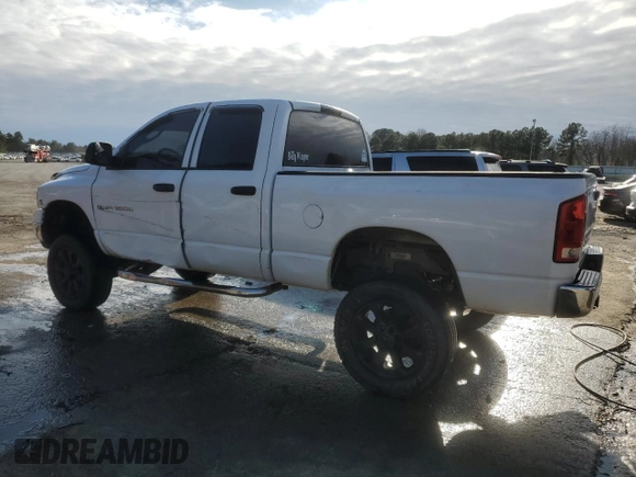 2003 Dodge Ram 2500 ST with VIN 3D7KU28C53G839865, listed as a Copart auction lot 88708415 with 323,889 mi miles and Salvage Title. Bid and sale history available at carsss.com. Image 2.