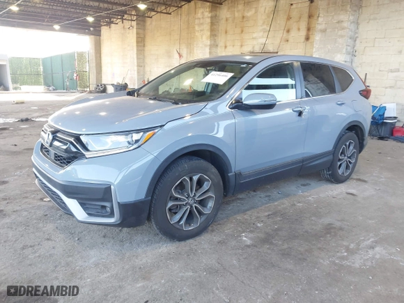 2021 Honda CR-V EX-L with VIN 5J6RW2H85MA010741, listed as a IAAI auction lot 41296406 with 17,309 mi miles. Bid and sale history available at carsss.com. Image 19.