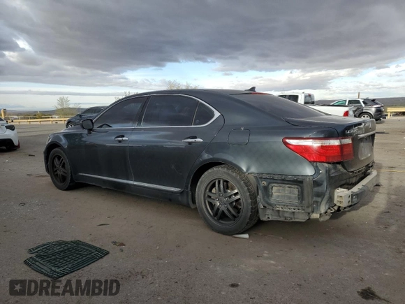 2008 Lexus LS 460 L with VIN JTHGL46F685022901, listed as a Copart auction lot 51537795 with 238,656 mi miles and Clean title. Bid and sale history available at DreamBid. Image 2.