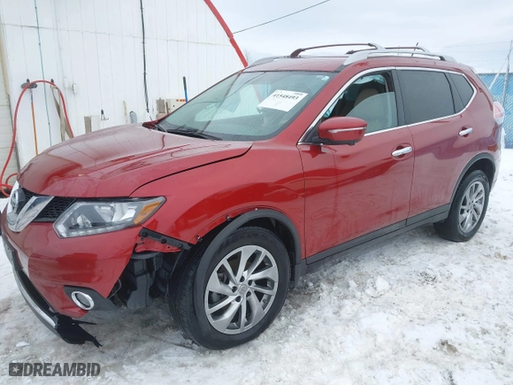 2015 Nissan Rogue SL with VIN 5N1AT2MV8FC903688, listed as a IAAI auction lot 41548493 with 77,123 mi miles. Bid and sale history available at carsss.com. Image 18.