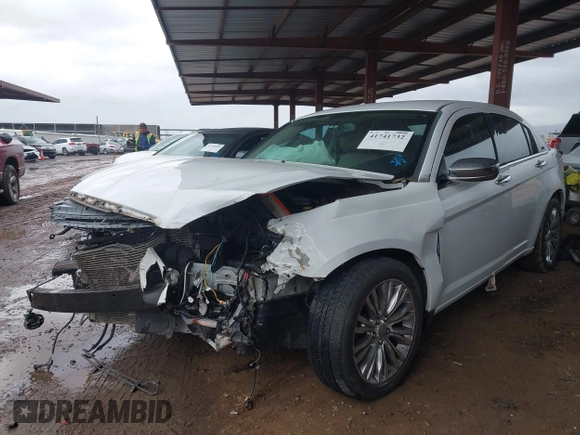 2012 Chrysler 200 Limited with VIN 1C3CCBCB8CN277536, listed as a IAAI auction lot 41741732 with 148,434 mi miles. Bid and sale history available at carsss.com. Image 2.