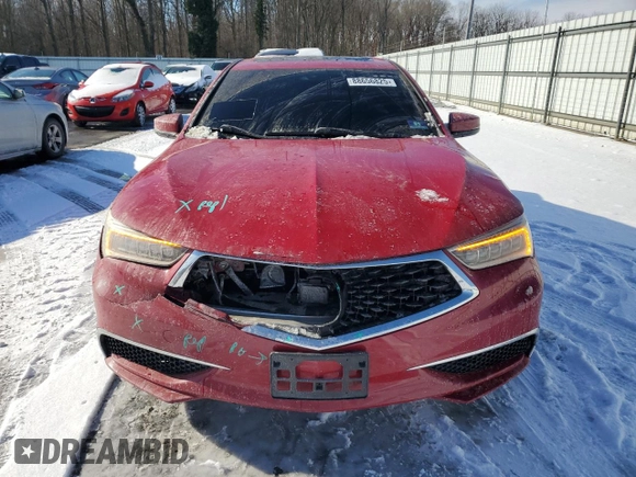 2018 Acura TLX with VIN 19UUB2F33JA012598, listed as a Copart auction lot 88656825 with 116,120 mi miles and Salvage Title. Bid and sale history available at carsss.com. Image 5.