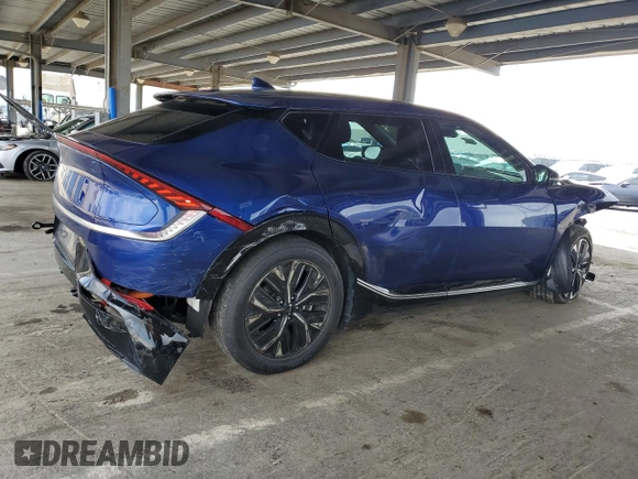 2024 Kia EV6 Wind with VIN KNDC34LA0R5617723, listed as a Copart auction lot 51634055 with 11,902 mi miles and Non Repairable. Bid and sale history available at carsss.com. Image 3.