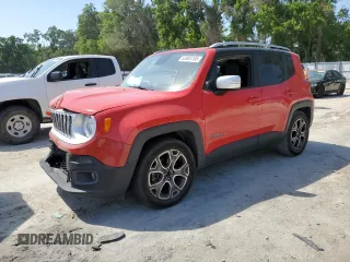2016 Jeep Renegade Limited with VIN ZACCJADT9GPC84446, listed as a Copart auction lot 52885155 with 145,735 mi miles and Salvage Title. Bid and sale history available at DreamBid. Image 1.