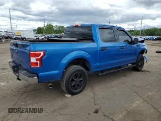 2020 Ford F-150 XL with VIN 1FTEW1E4XLFB00873, listed as a Copart auction lot 58378645 with 109,721 mi miles and Salvage title. Bid and sale history available at DreamBid. Image 3.