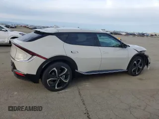 2022 Kia EV6 Wind with VIN KNDC3DLCXN5027041, listed as a Copart auction lot 45811095 with 20,585 mi miles and Salvage Title. Bid and sale history available at carsss.com. Image 3.