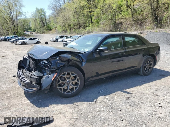 2018 Chrysler 300 with VIN 2C3CCAGG0JH165710, listed as a Copart auction lot 54843715 with 74,087 mi miles and Salvage Title. Bid and sale history available at carsss.com. Image 1.