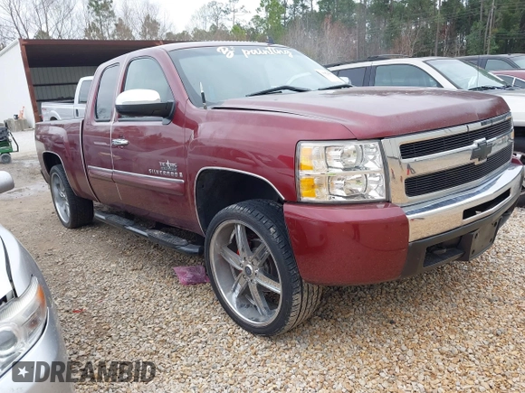 2009 Chevrolet Silverado 1500 with VIN 2GCEC290091109555, listed as a IAAI auction lot 41594859 with 251,793 mi miles and . Bid and sale history available at DreamBid. Image 1.