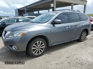2015 Nissan Pathfinder SV z VIN 5N1AR2MN0FC637467, wystawiony jako Copart lot #52480055 z przebiegiem 97 610 mil mil oraz Czysty tytuł • Clean title. Historia ofert i sprzedaży dostępna na DreamBid. Obrazek 1.