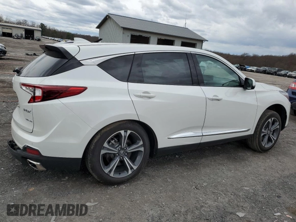 2023 Acura RDX w/Advance Package with VIN 5J8TC2H75PL004623, listed as a Copart auction lot 46921894 with 17,104 mi miles. Bid and sale history available at carsss.com. Image 3.