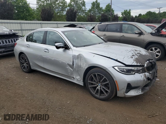 2021 BMW 3 Series 330i xDrive with VIN WBA5R7C0XMFK36218, listed as a Copart auction lot 62274005 with 47,467 mi miles and Salvage title. Bid and sale history available at DreamBid. Image 4.