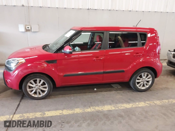 2012 Kia Soul + with VIN KNDJT2A6XC7385962, listed as a IAAI auction lot 41808107 with 115,361 mi miles. Bid and sale history available at carsss.com. Image 14.