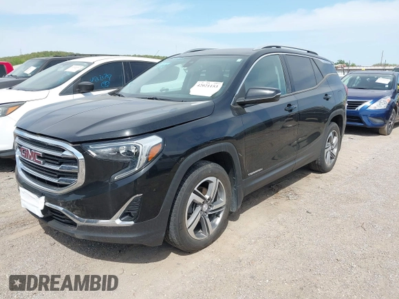 2020 GMC Terrain SLT with VIN 3GKALPEV4LL145806, listed as a IAAI auction lot 42021153 with 93,204 mi miles. Bid and sale history available at carsss.com. Image 2.