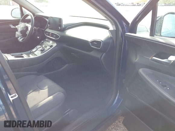 2022 Hyundai Santa Fe SE with VIN 5NMS14AJ6NH449145, listed as a IAAI auction lot 40491612 with 21,488 mi miles and . Bid and sale history available at DreamBid. Image 5.