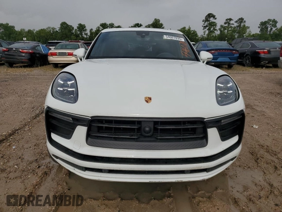 2025 Porsche Macan with VIN WP1AA2A50SLB02308, listed as a Copart auction lot 54607835 with 3,208 mi miles and Salvage title. Bid and sale history available at DreamBid. Image 5.