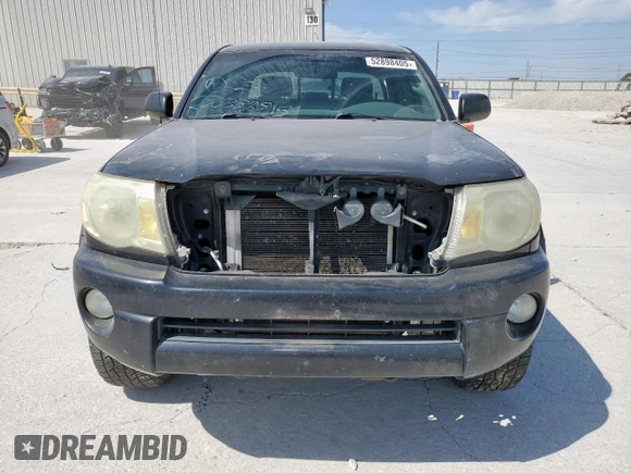 2005 Toyota Tacoma PreRunner с VIN 5TEKU72N25Z104477, выставлен на аукционе Copart как лот 52898405 с пробегом 183 619 миль миль и Списание • Salvage title. История ставок и продаж доступна на DreamBid. Изображение 5.